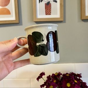 Vintage Arabia Finland Ruija Stoneware Fig Mug